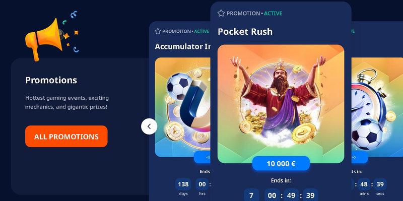 Monro Casino hohen Preispools